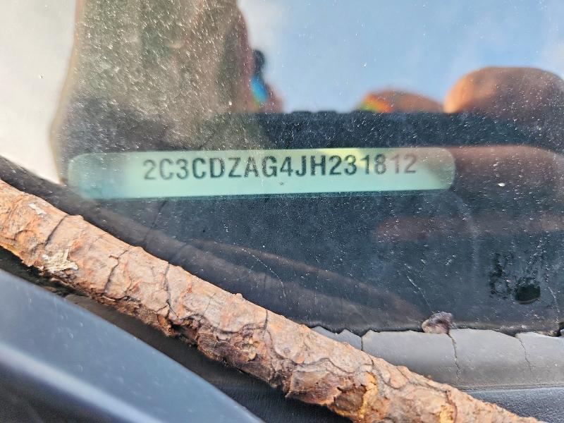 Продажа на аукционе авто 2018 Dodge Challenger, vin: 2C3CDZAG4JH231812, номер лота: 62426976