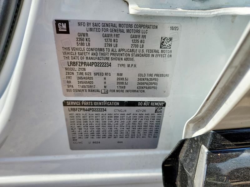 Aukcja sprzedaży 2023 Buick Envision, vin: LRBFZPR44PD222234, numer aukcji: 59680206