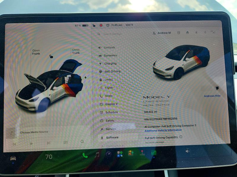 Aukcja sprzedaży 2021 Tesla Model Y, vin: 5YJYGDEE7MF082956, numer aukcji: 60044946
