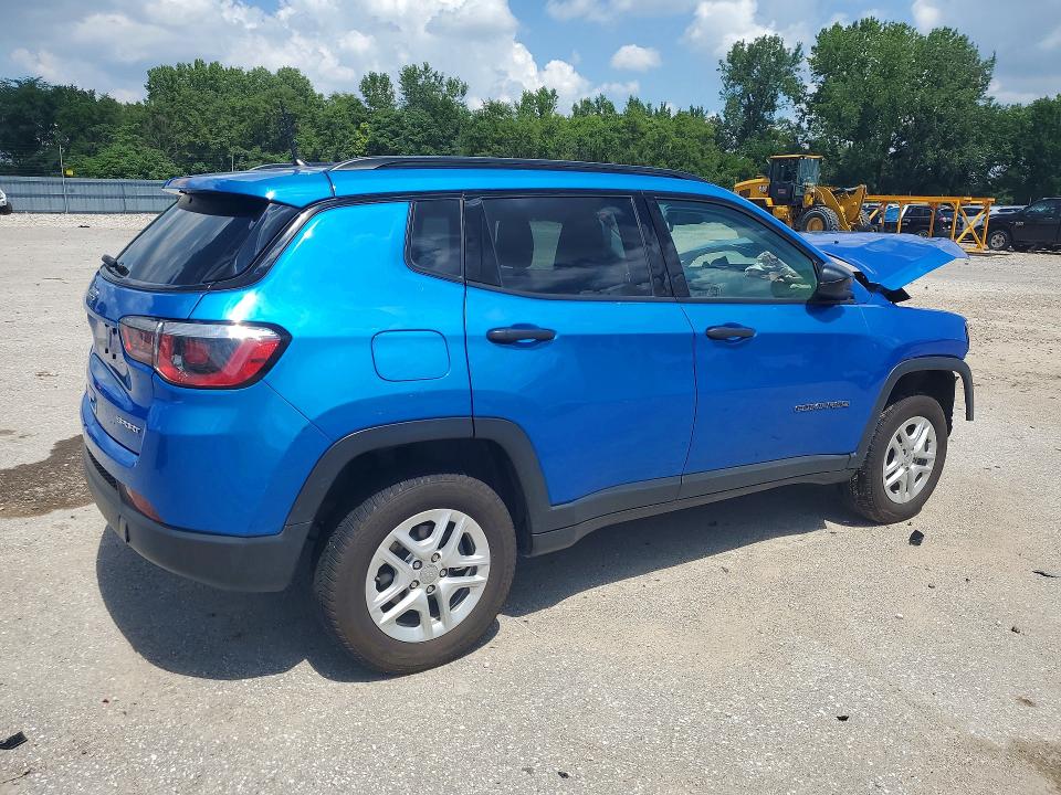 2018 Jeep Compass მანქანა იყიდება აუქციონზე, vin: 3C4NJDAB3JT373161, აუქციონის ნომერი: 59789726