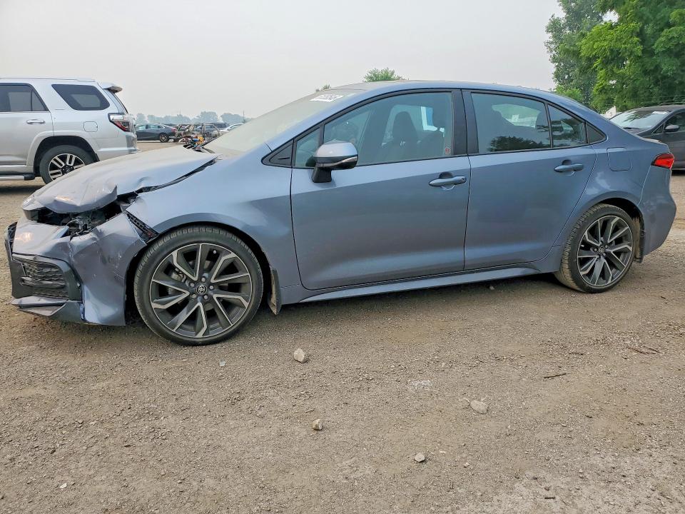 Продаж на аукціоні авто 2022 Toyota Corolla, vin: 5YFB4MBEXNP119393, номер лоту: 61350546