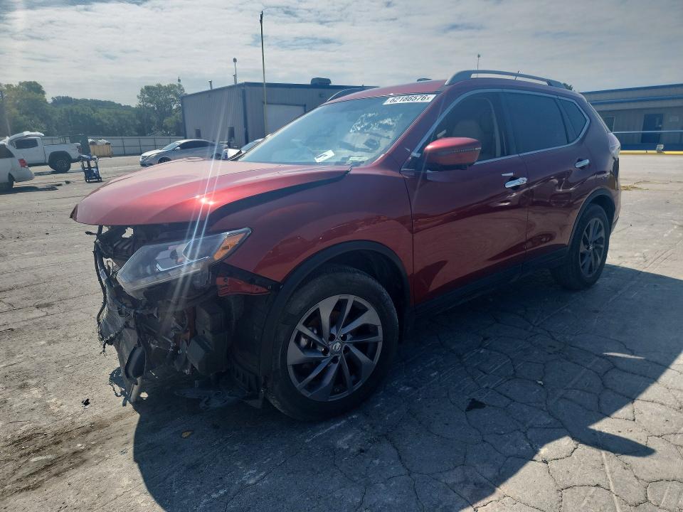 62186576 :رقم المزاد ، 5N1AT2MT2GC776114 vin ، 2016 Nissan Rogue مزاد بيع