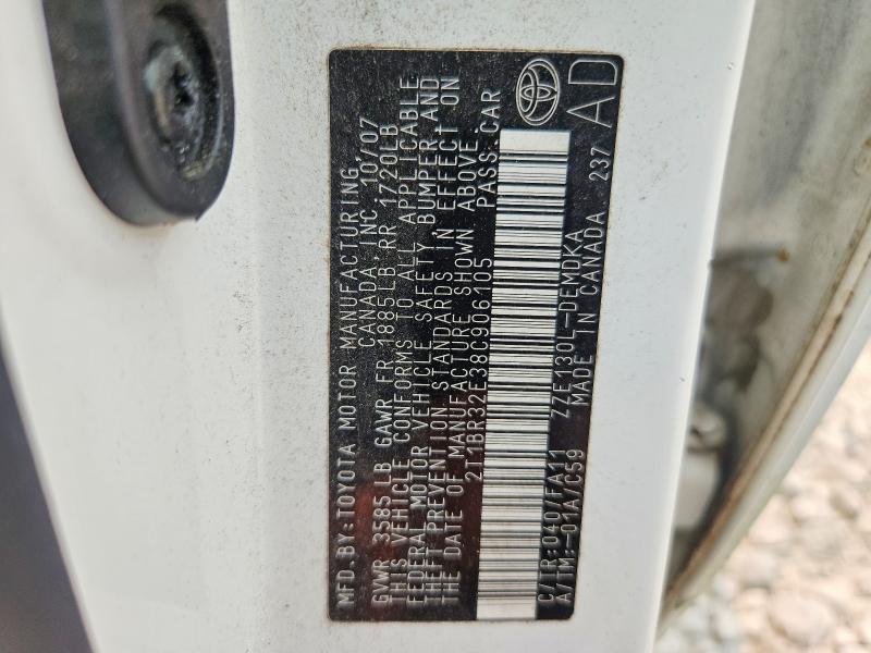 61046376 :رقم المزاد ، 2T1BR32E38C906105 vin ، 2008 Toyota Corolla مزاد بيع