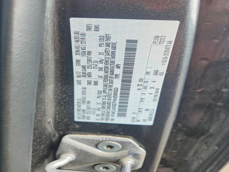 Продаж на аукціоні авто 2017 Ford Escape, vin: 1FMCU0GD7HUE85523, номер лоту: 59911686