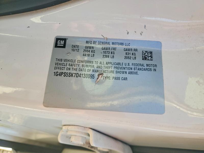 62333146 :رقم المزاد ، 1G4PS5SK7D4130095 vin ، 2013 Buick Verano مزاد بيع