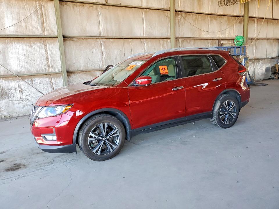 59376016 :رقم المزاد ، 5N1AT2MT1KC832553 vin ، 2019 Nissan Rogue مزاد بيع