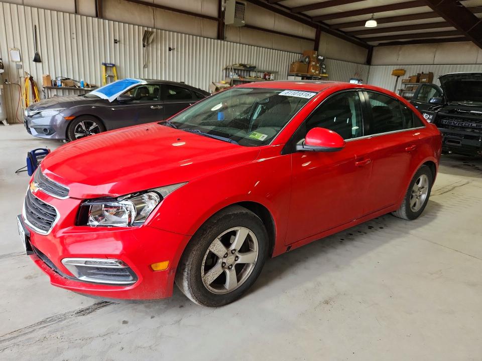 2015 Chevrolet Cruze მანქანა იყიდება აუქციონზე, vin: 1G1PC5SB5F7292139, აუქციონის ნომერი: 61101516