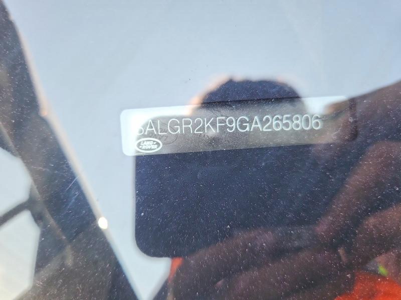 Продажа на аукционе авто 2016 Land Rover Range Rover, vin: SALGR2KF9GA265806, номер лота: 59815306