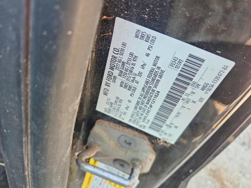 Продажа на аукционе авто 2015 Ford Transit Connect, vin: NM0LE6E74F1211824, номер лота: 63083246