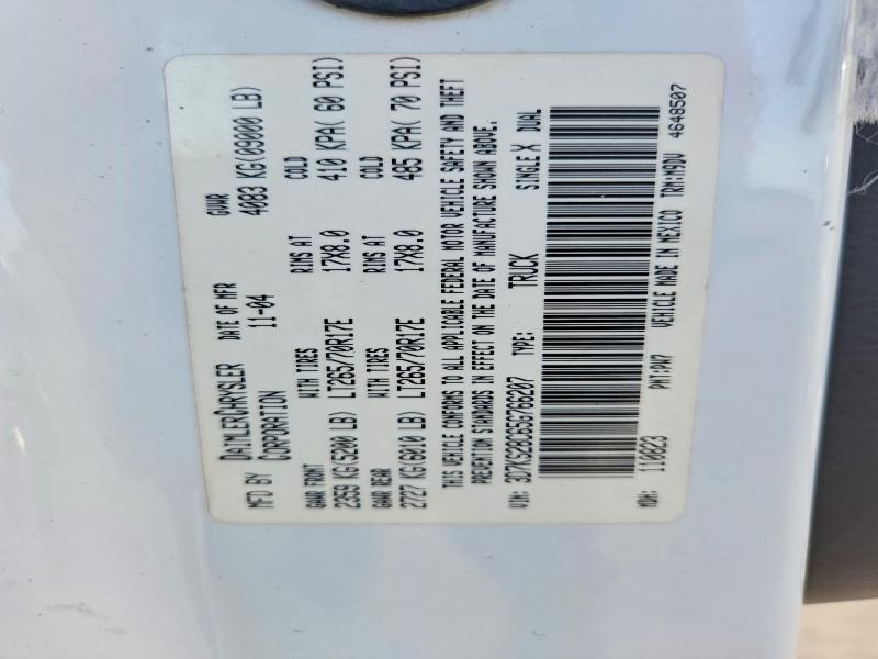 59293756 :رقم المزاد ، 3D7KS28C65G766207 vin ، 2005 Dodge Ram 2500 مزاد بيع