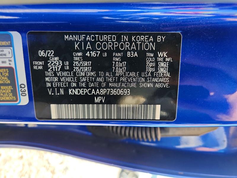 Aukcja sprzedaży 2023 Kia Seltos, vin: KNDEPCAA8P7360693, numer aukcji: 60441806
