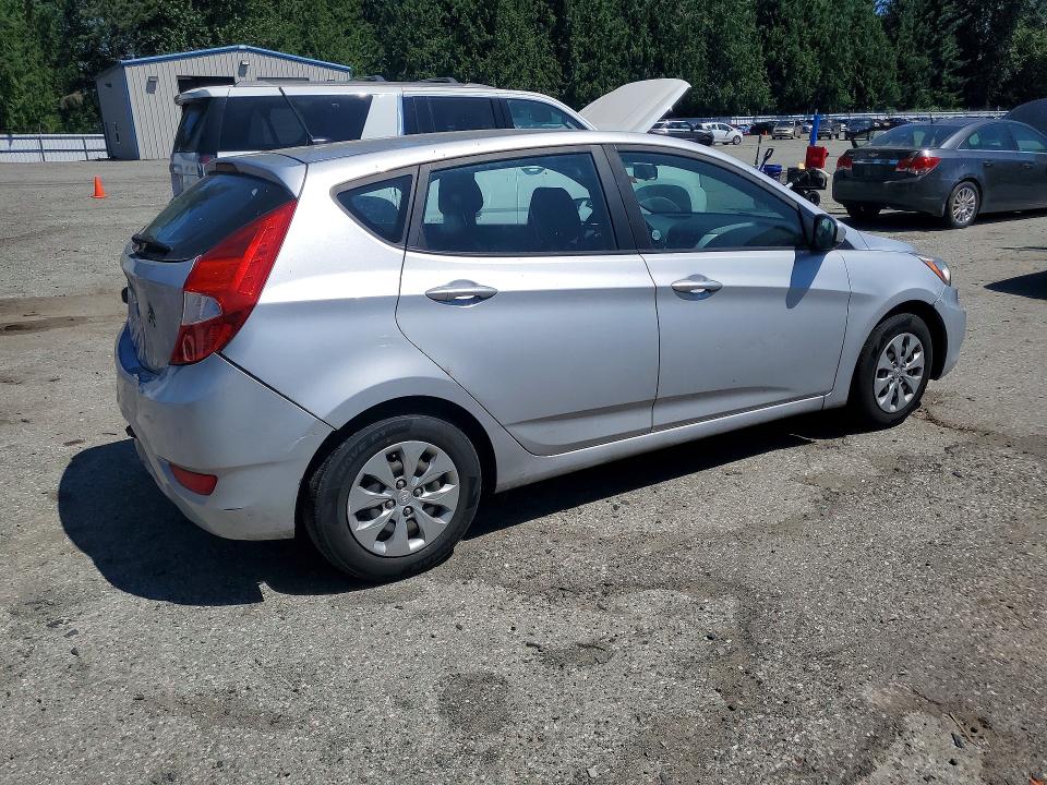 2017 Hyundai Accent მანქანა იყიდება აუქციონზე, vin: KMHCT5AE1HU344853, აუქციონის ნომერი: 60155106