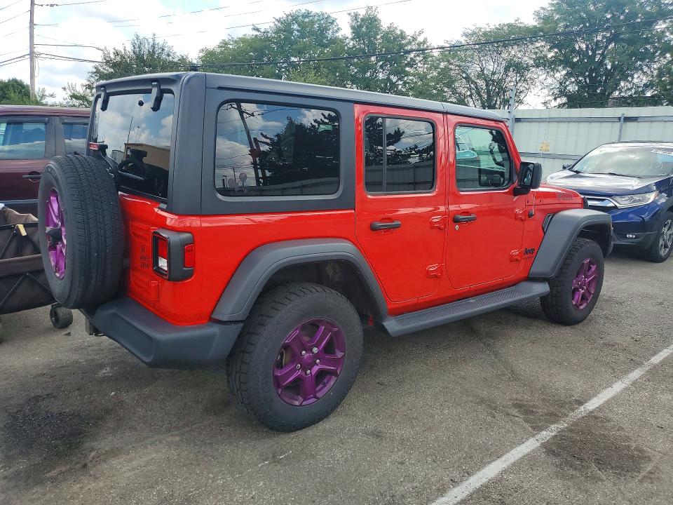 61376206 :رقم المزاد ، 1C4HJXDNXLW188686 vin ، 2020 Jeep Wrangler Unlimited مزاد بيع