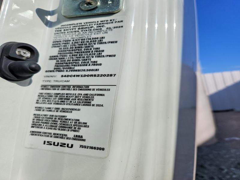 Продаж на аукціоні авто 2024 Isuzu Npr Hd, vin: 54DC4W1D0RS220287, номер лоту: 70909266