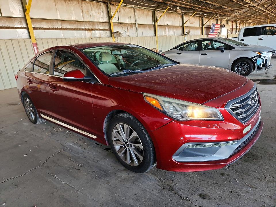 59892506 :رقم المزاد ، 5NPE34AF8FH119837 vin ، 2015 Hyundai Sonata مزاد بيع
