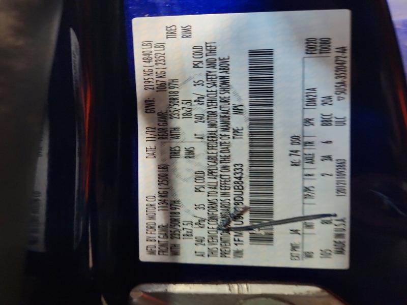 61649566 :رقم المزاد ، 1FMCU9H98DUB84333 vin ، 2013 Ford Escape مزاد بيع