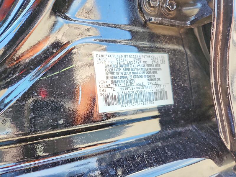 2026 Nissan Sentra მანქანა იყიდება აუქციონზე, vin: 3N1AB9CV5TY238305, აუქციონის ნომერი: 60201396