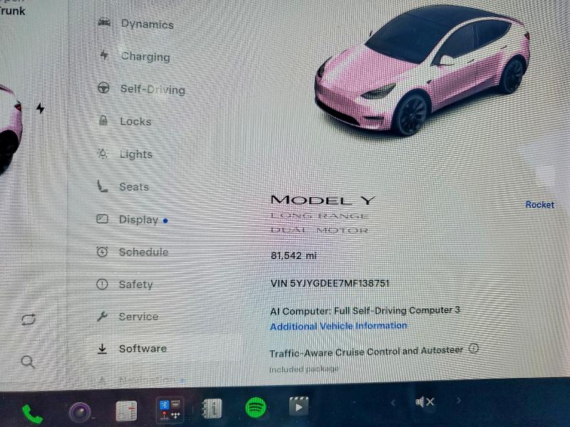 Продаж на аукціоні авто 2021 Tesla Model Y, vin: 5YJYGDEE7MF138751, номер лоту: 59683446