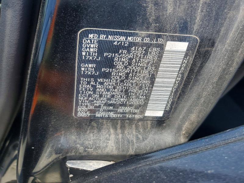 Продаж на аукціоні авто 2012 Nissan Juke, vin: JN8AF5MV2CT120332, номер лоту: 61032896