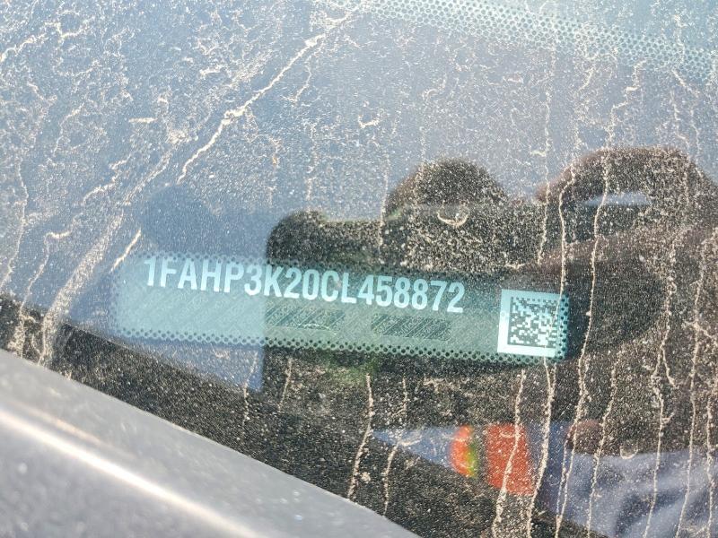2012 Ford Focus მანქანა იყიდება აუქციონზე, vin: 1FAHP3K20CL458872, აუქციონის ნომერი: 60599386