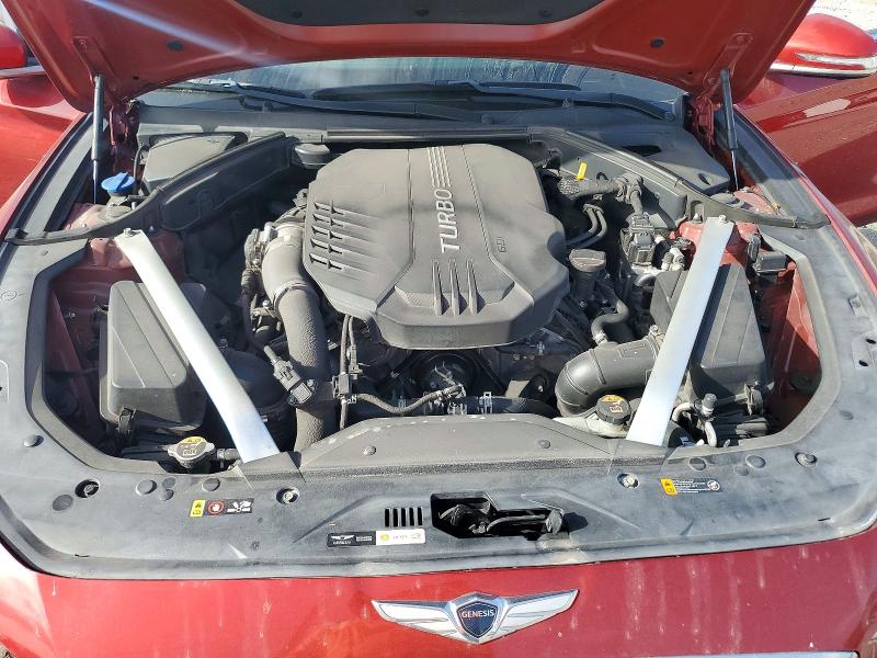 2019 Genesis G70 მანქანა იყიდება აუქციონზე, vin: KMTG34LE7KU037760, აუქციონის ნომერი: 59697166