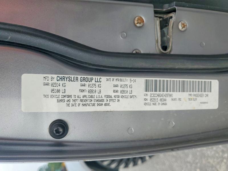 Aukcja sprzedaży 2014 Chrysler 300, vin: 2C3CCABGXEH297001, numer aukcji: 62826626