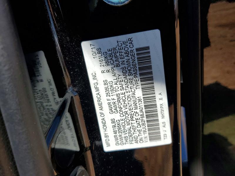 Продаж на аукціоні авто 2018 Acura Tlx, vin: 19UUB2F68JA011361, номер лоту: 60295226