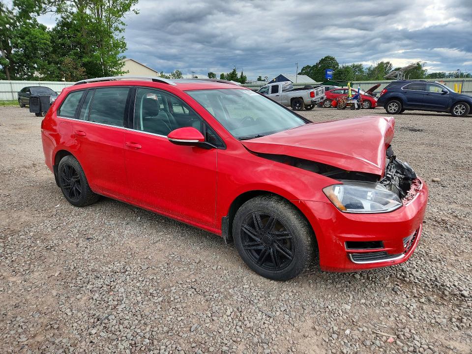 2017 Volkswagen Golf Sportwagen მანქანა იყიდება აუქციონზე, vin: 3VWC17AUXHM500905, აუქციონის ნომერი: 62498786