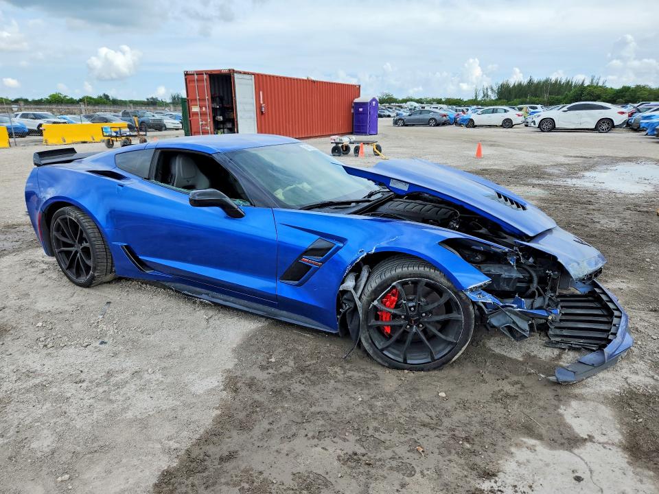 74513215 :رقم المزاد ، 1G1YY2D79K5110963 vin ، 2019 Chevrolet Corvette مزاد بيع