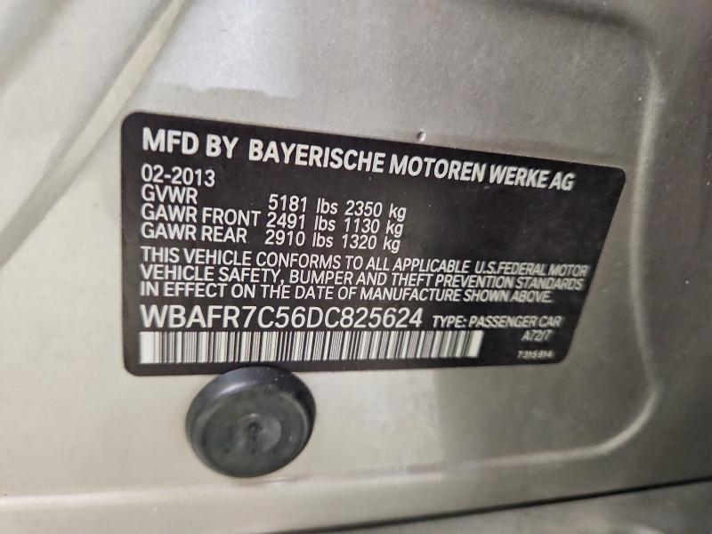 Продаж на аукціоні авто 2013 Bmw 535, vin: WBAFR7C56DC825624, номер лоту: 63184716