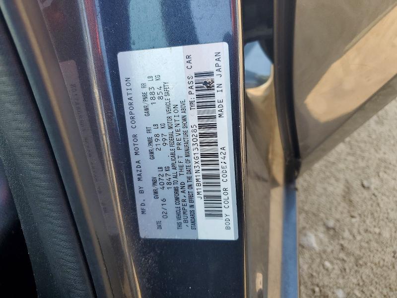 Продажа на аукционе авто 2016 Mazda 3, vin: JM1BM1N3XG1330285, номер лота: 63149006