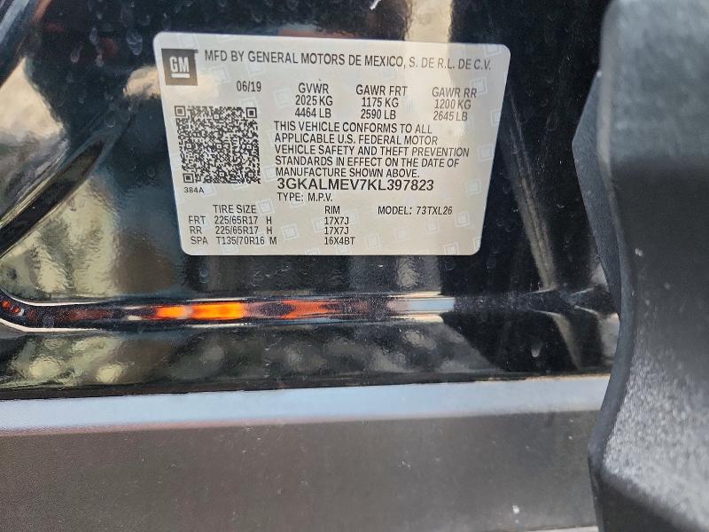 Aukcja sprzedaży 2019 Gmc Terrain, vin: 3GKALMEV7KL397823, numer aukcji: 61891976