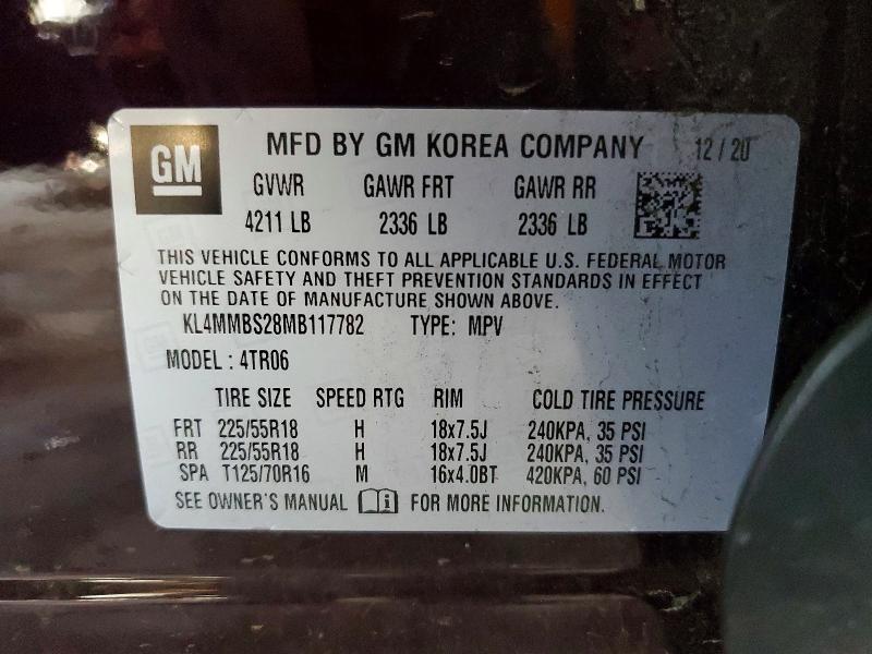 Продаж на аукціоні авто 2021 Buick Encore Gx, vin: KL4MMBS28MB117782, номер лоту: 60679926