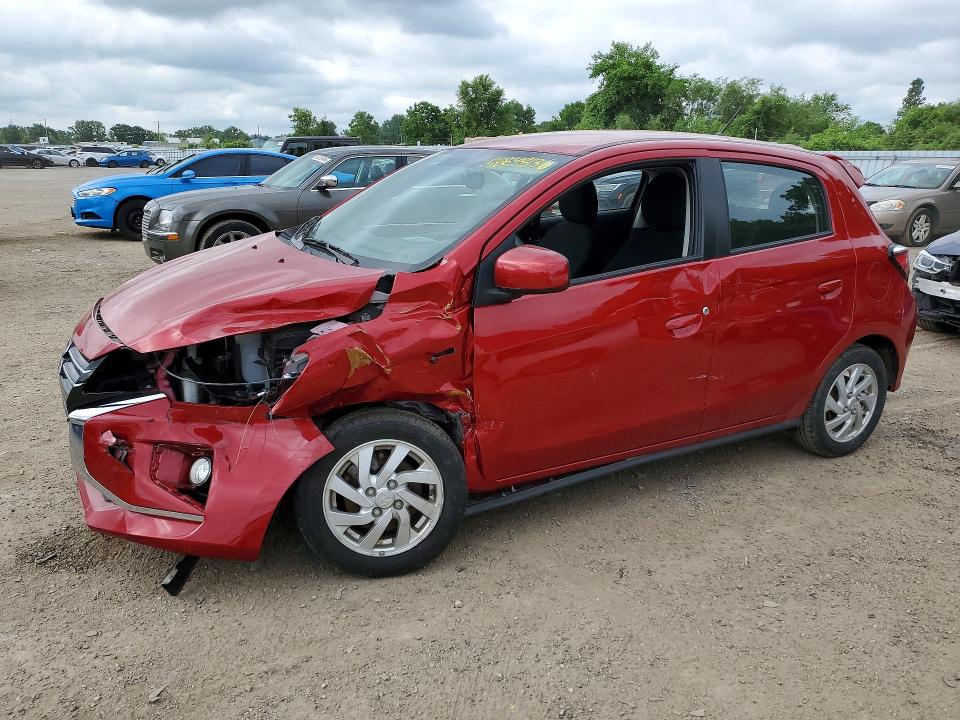 2023 Mitsubishi Mirage მანქანა იყიდება აუქციონზე, vin: ML32AUHJ3PH005346, აუქციონის ნომერი: 58848136