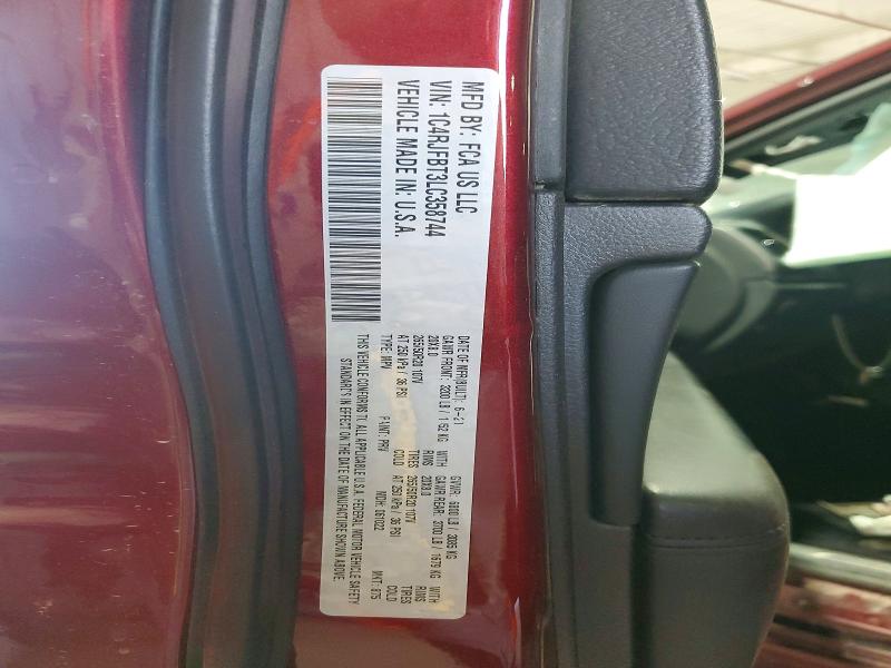 Продажа на аукционе авто 2020 Jeep Grand Cherokee, vin: 1C4RJFBT3LC358744, номер лота: 59842956