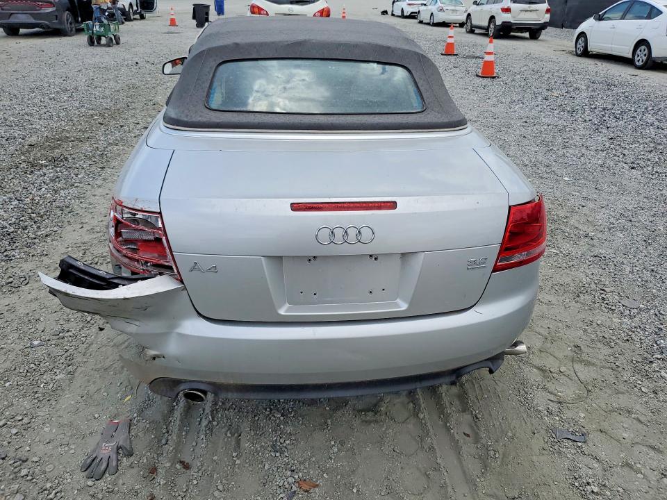 2007 Audi A4 მანქანა იყიდება აუქციონზე, vin: WAUDH48H57K026200, აუქციონის ნომერი: 62070326