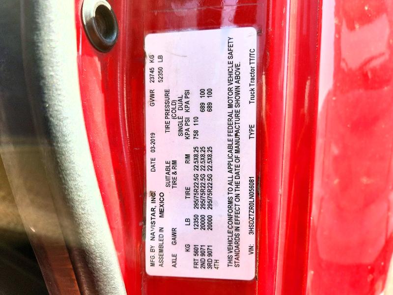 Aukcja sprzedaży 2020 International Lt625, vin: 3HSDZTZR0LN056081, numer aukcji: 62799006