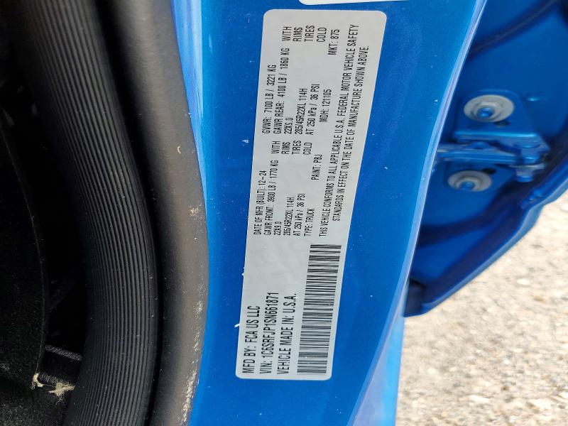 61539036 :رقم المزاد ، 1C6SRFJP1SN661871 vin ، 2025 Ram 1500 مزاد بيع
