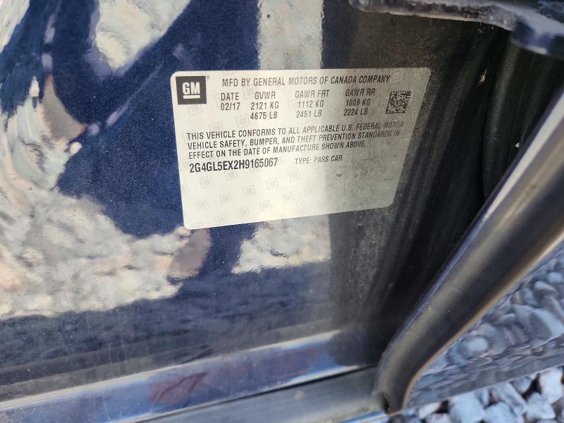 Продаж на аукціоні авто 2017 Buick Regal, vin: 2G4GL5EX2H9165067, номер лоту: 60930776