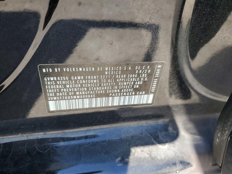 Продаж на аукціоні авто 2021 Volkswagen Gti, vin: 3VW5T7AU9MM000845, номер лоту: 61866646