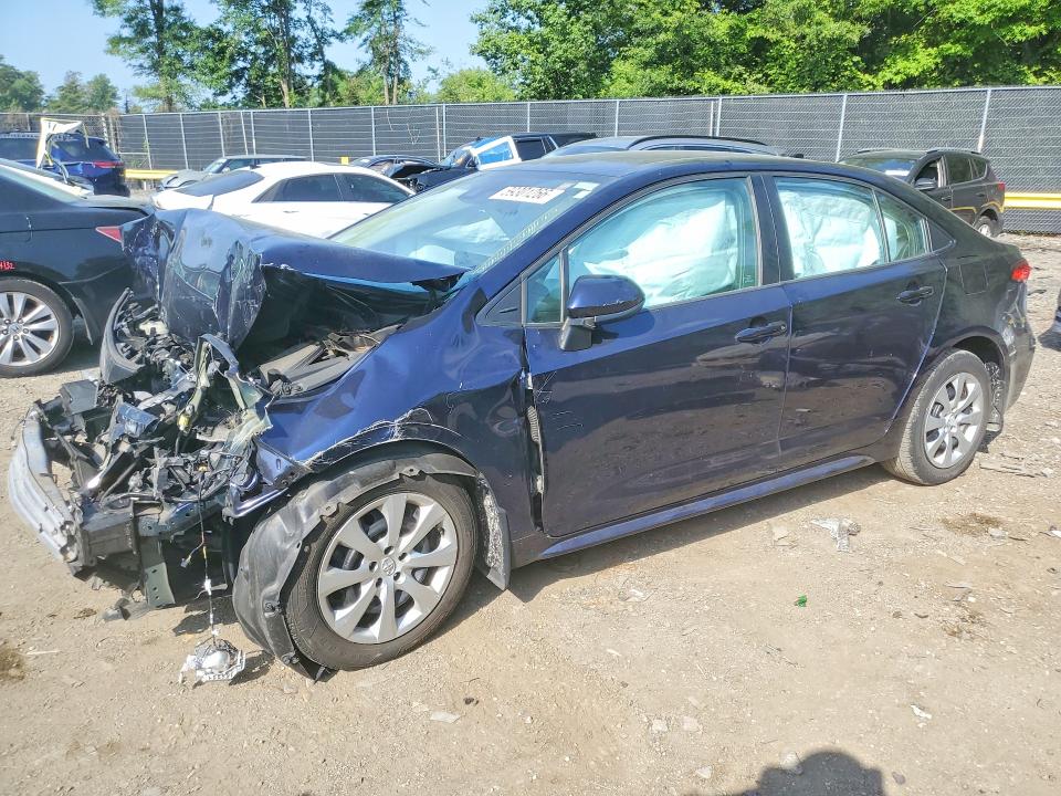 2020 Toyota Corolla მანქანა იყიდება აუქციონზე, vin: 5YFEPRAEXLP066615, აუქციონის ნომერი: 59301266