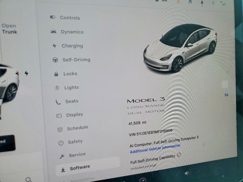 Продаж на аукціоні авто 2021 Tesla Model 3, vin: 5YJ3E1EB1MF019906, номер лоту: 59265826