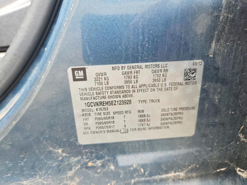 Aukcja sprzedaży 2014 Chevrolet Silverado, vin: 1GCVKREH5EZ123928, numer aukcji: 62658436