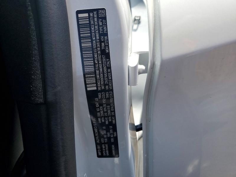 Aukcja sprzedaży 2022 Alfa Romeo Stelvio, vin: ZASPAKAN8N7D25017, numer aukcji: 58983096
