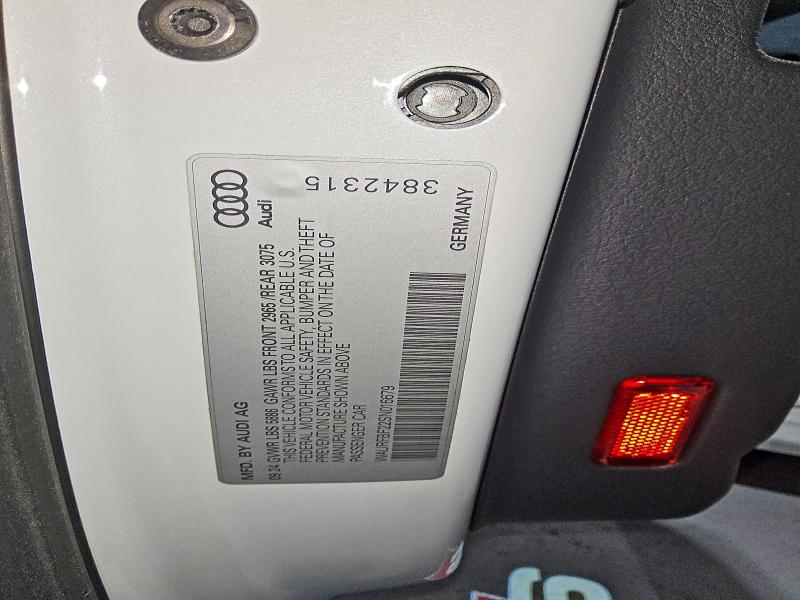 Продажа на аукционе авто 2025 Audi S7, vin: WAURFBF22SN016679, номер лота: 62639246