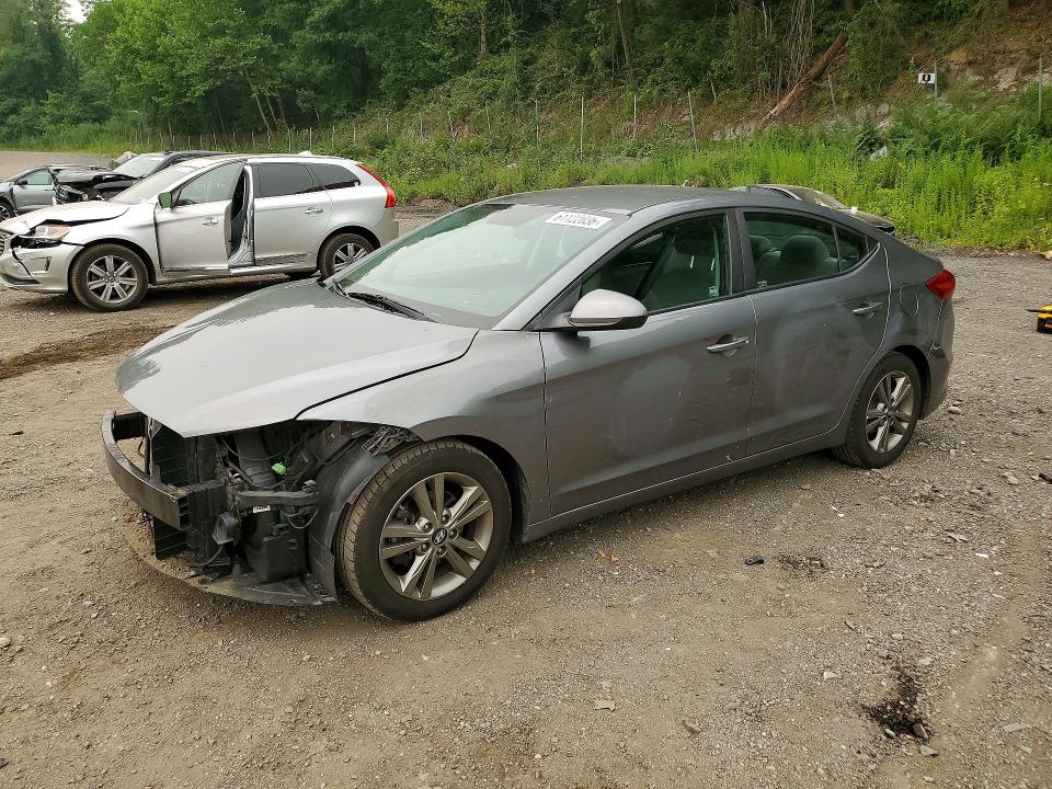 61122036 :رقم المزاد ، 5NPD84LF8JH326246 vin ، 2018 Hyundai Elantra مزاد بيع