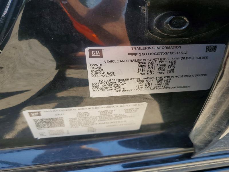 Продажа на аукционе авто 2021 Gmc Sierra, vin: 3GTU9CETXMG307513, номер лота: 59957126