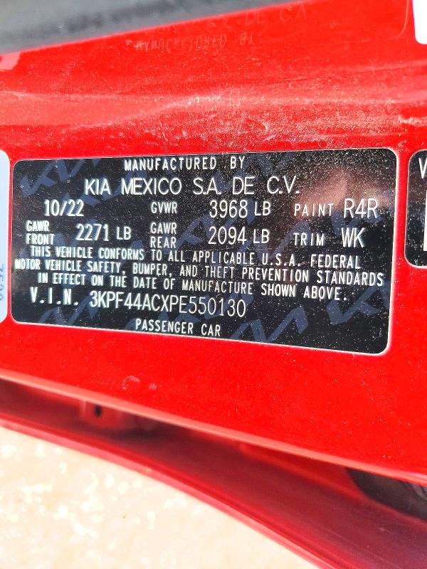 Aukcja sprzedaży 2023 Kia Forte, vin: 3KPF44ACXPE550130, numer aukcji: 61910596