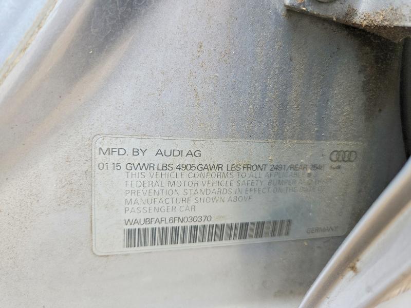 Aukcja sprzedaży 2015 Audi A4, vin: WAUBFAFL6FN030370, numer aukcji: 62579406