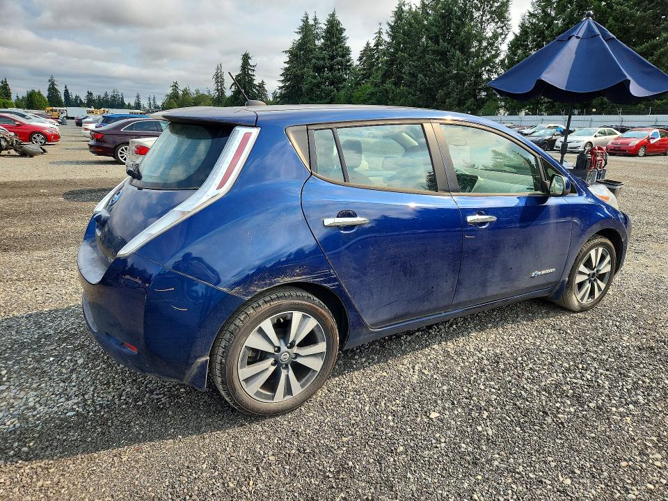 2016 Nissan Leaf მანქანა იყიდება აუქციონზე, vin: 1N4BZ0CP3GC311072, აუქციონის ნომერი: 62243086
